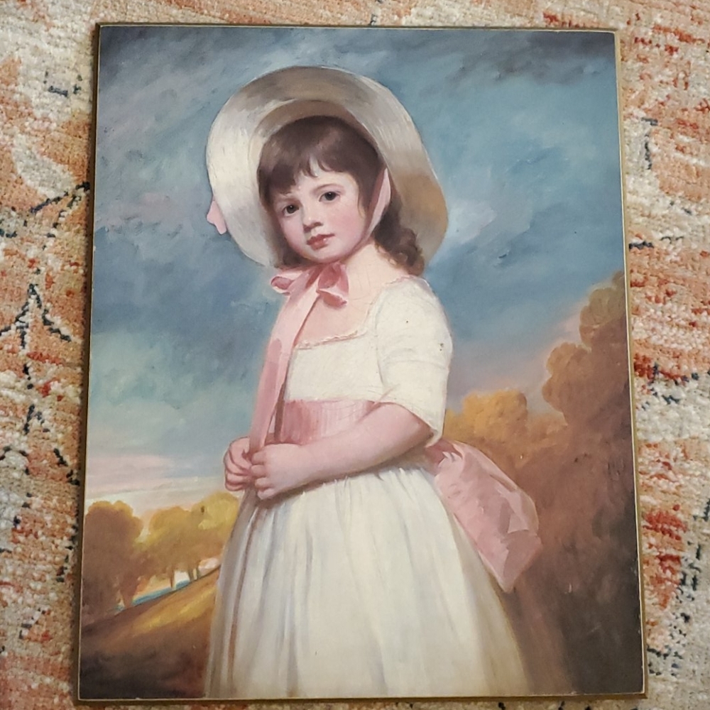 George Romney Print Miss Willoughby